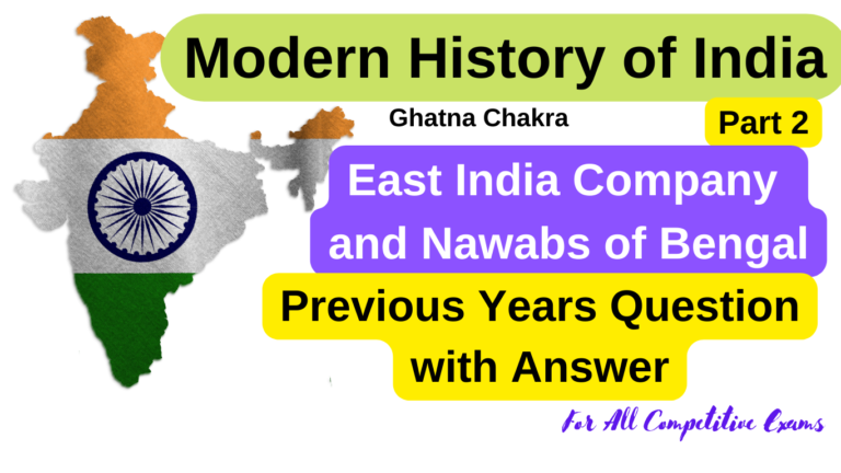 Modern History Of India- Ghatna Chakra